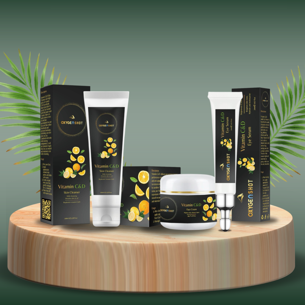 Ogranic Vitamin C&D Skin Care Set